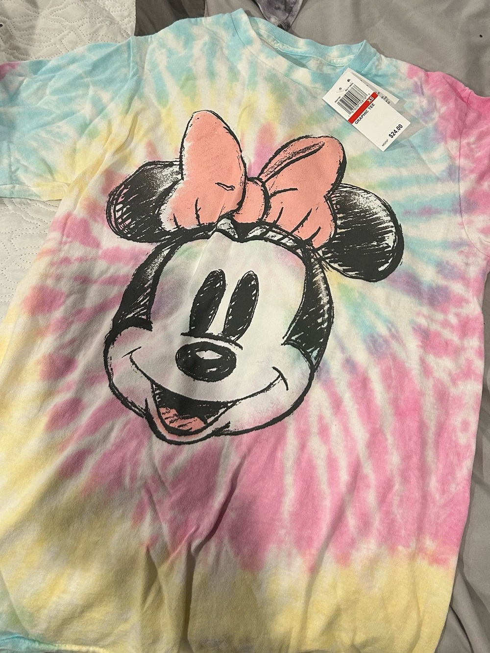 Minnie Mouse Tie-Dye Tee